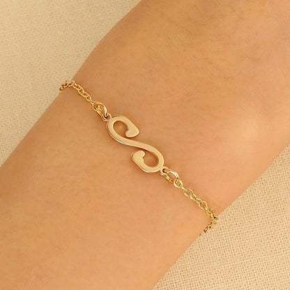 Minimalist Classic Style Snowflake 304 Stainless Steel Zircon Stainless Steel Bracelets In Bulk