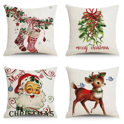 Christmas Combination Pillow Case New Home Sofa Decoration Cushion Pillow Case Manufacturers