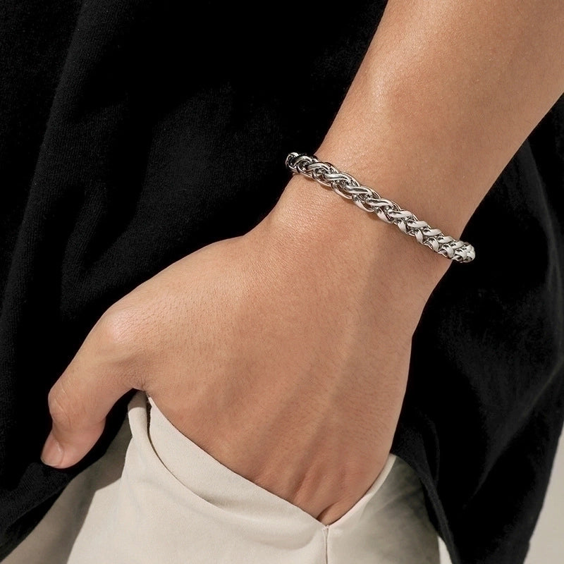 Minimalist Printing Stainless Steel Bracelets In Bulk