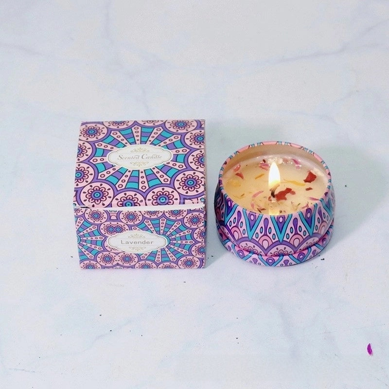 Christmas Fashion Santa Claus Contrasting Colors Flower Wax Metal