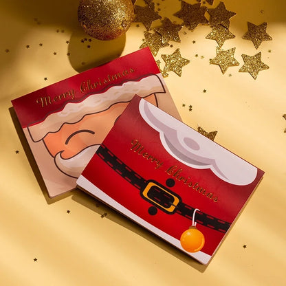 Christmas Artistic Snowman Christmas Card