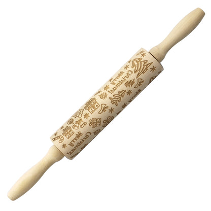 Christmas Cartoon Style Ethnic Style Elk Theaceae/Muhe Rolling Pin 1 Piece