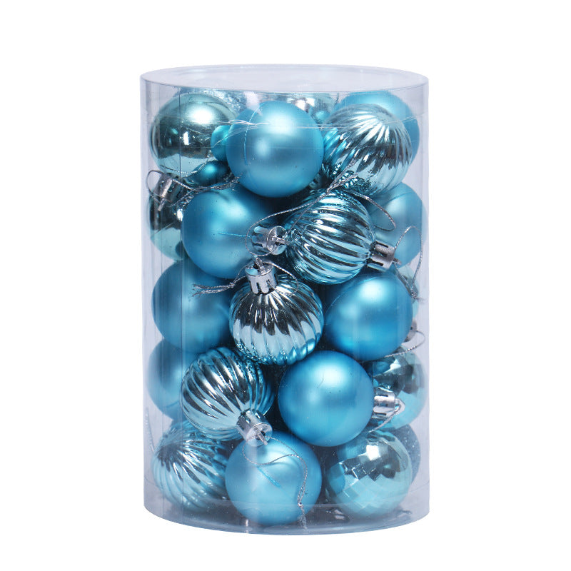 34 Christmas Ball Set 4cm Christmas Decoration Christmas Tree Decoration Balls Irregular Balls