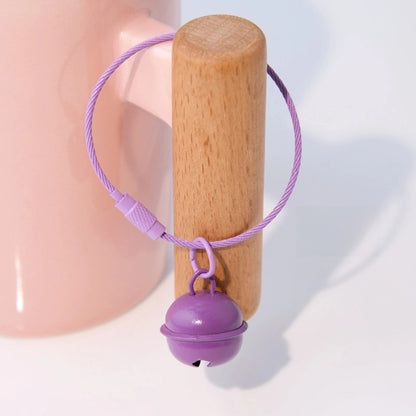 Cute Solid Color Bell Metal Unisex Bag Pendant Keychain 1 Piece