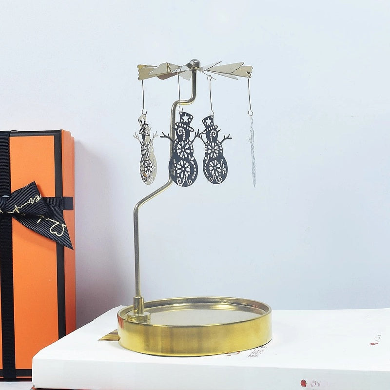 Novelty Solid Color Stainless Steel Metal Candlestick