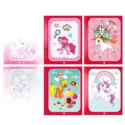 Children's Magic Water Painting Book Repeated Graffiti Educational Painting Book Scene Early Education Cognitive Matching Quiet Book