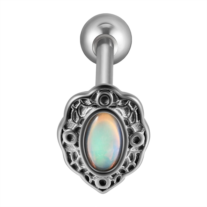 1 Piece Tongue Rings Casual Elegant Vacation Leaf Water Droplets Butterfly 304 Stainless Steel Plating Zircon 18K Gold Plated Tongue Rings