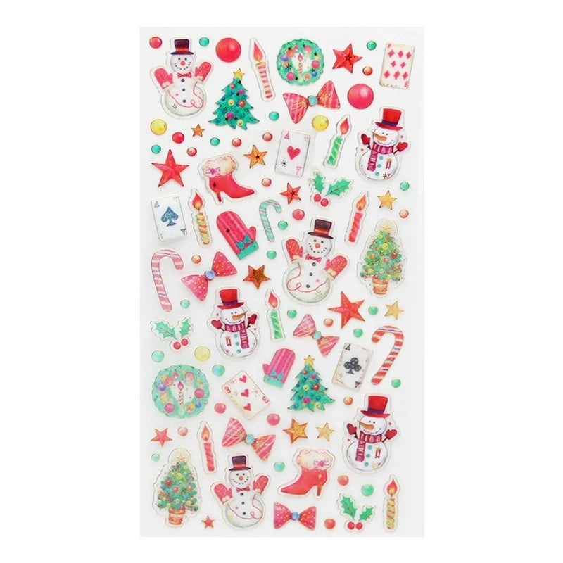 1 Piece Christmas Tree Santa Claus Christmas Socks Holiday Festival Christmas PET PVC