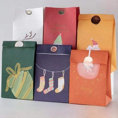 Christmas Cute Animal Christmas Gift Bags Gift Wrapping Supplies