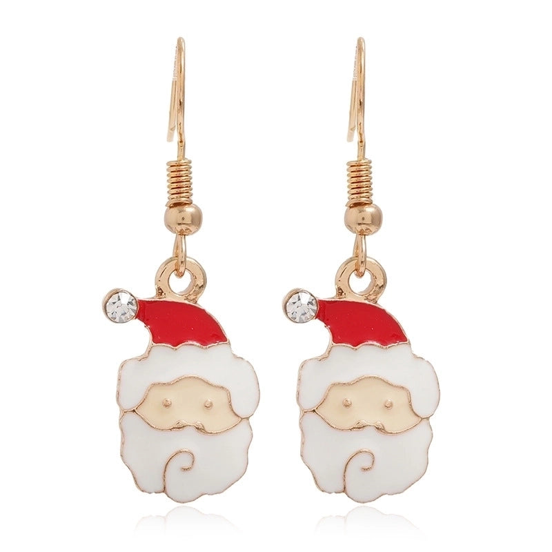 Fashion Christmas Tree Santa Claus Alloy Plating Women's Drop Earrings 1 Pair