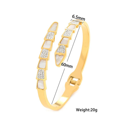 Ellipse Stainless Steel Electroplating Bangles