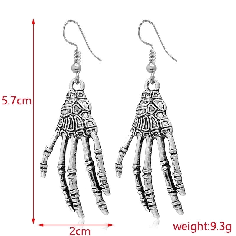 6 Pieces Gothic Cat Spider Alloy Women'S Drop Earrings 1 Pair