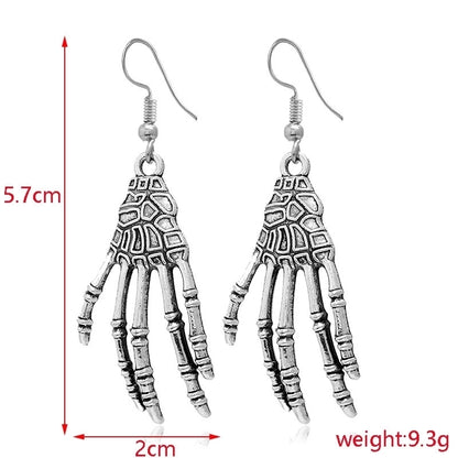 6 Pieces Gothic Cat Spider Alloy Women'S Drop Earrings 1 Pair
