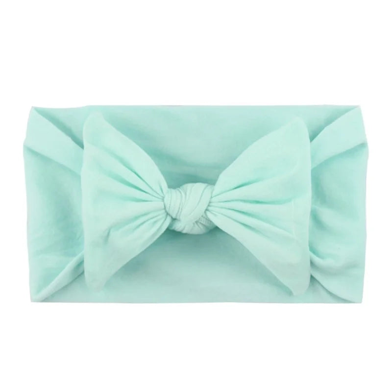 Kid's Fashion Solid Color Bow Knot Cloth Braid Hair Band
