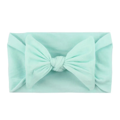 Kid's Fashion Solid Color Bow Knot Cloth Braid Hair Band