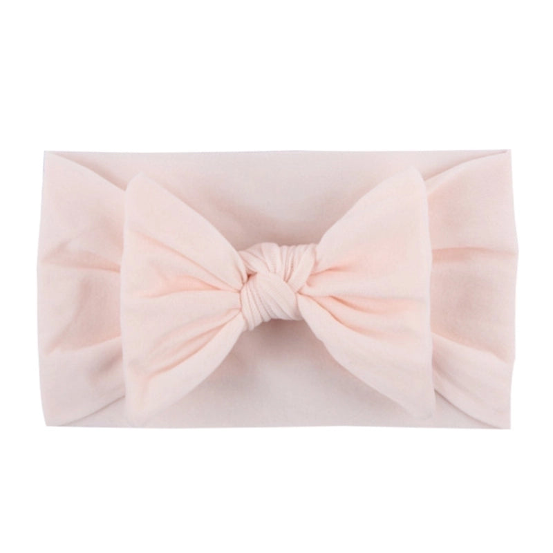 Kid's Fashion Solid Color Bow Knot Cloth Braid Hair Band