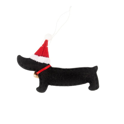 Christmas Dog Nonwoven Party Hanging Ornaments