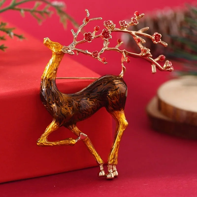 IG Style Cute Pin Flower Elk Alloy Unisex Brooches 1 PCS/Package