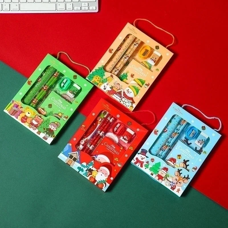 1 Set Letter School Christmas Plastic Cartoon Style Stationary Sets