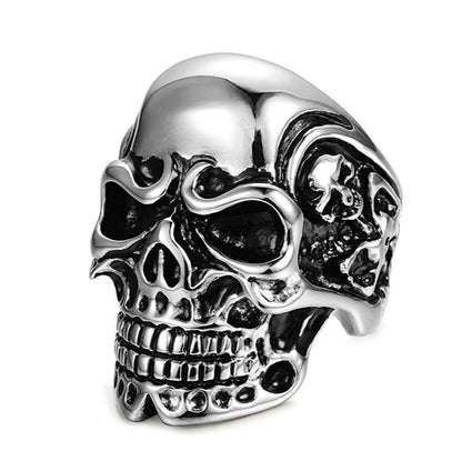 Retro Skull Titanium Steel Halloween Men's Rings