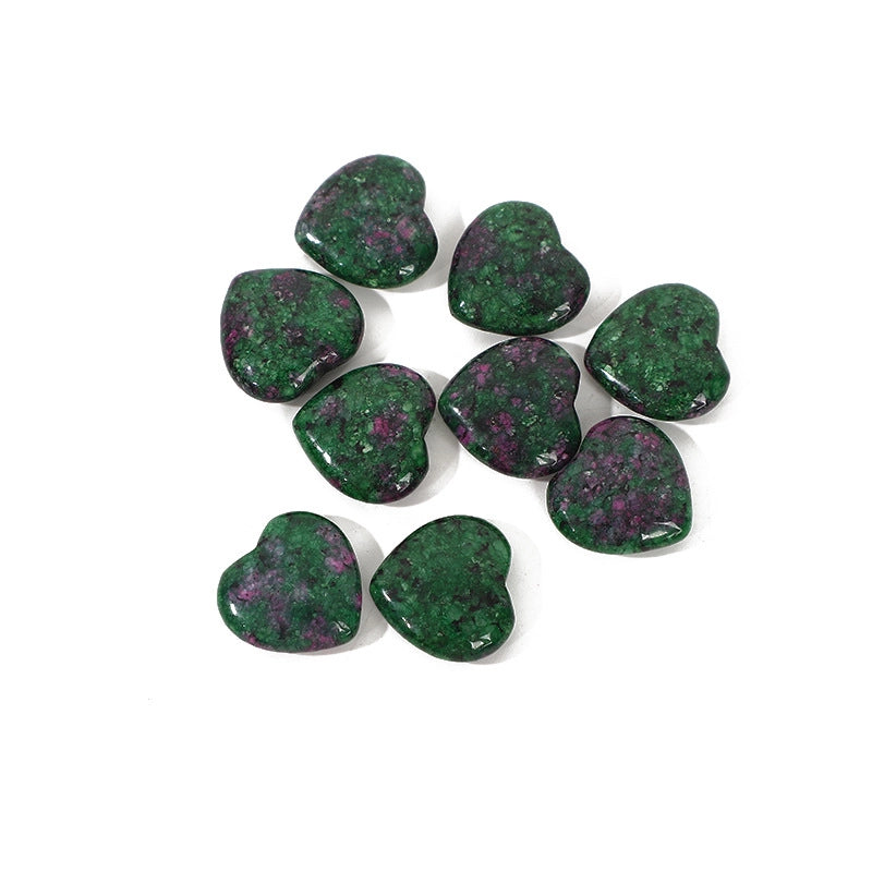 2 Pieces Gemstoen Heart Special Large Favorably 20Mm Pink Crystal Love Amethyst Heart-Shaped Ornaments