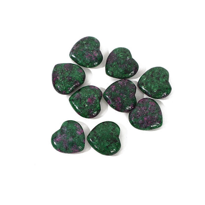 2 Pieces Gemstoen Heart Special Large Favorably 20Mm Pink Crystal Love Amethyst Heart-Shaped Ornaments