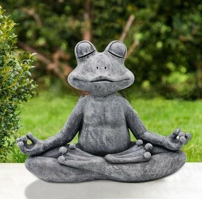 Meditating Dog Outdoor Decoration Garden Statue Resin Ornament Garden Courtyard Design