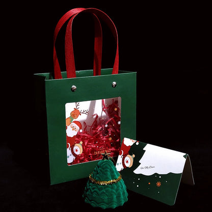 1 Piece Cute Festival Christmas Christmas Tree Santa Claus Snowman Jewelry Boxes