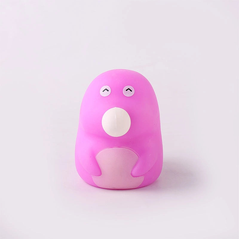 Christmas Explosions Squeeze Puff Bubble Decompression Toy Cartoon Pinch Rebound Doll Decompression Vent Vinyl Toy