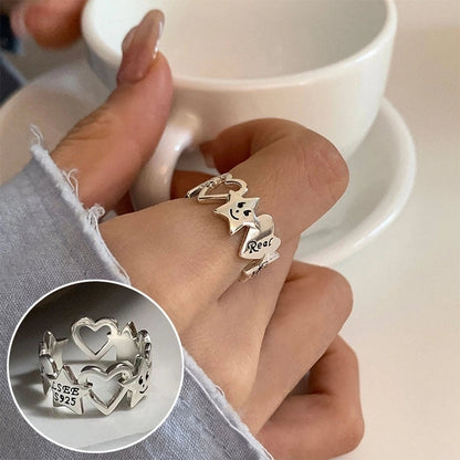 Vintage Style Bow Knot Copper Plating Open Rings