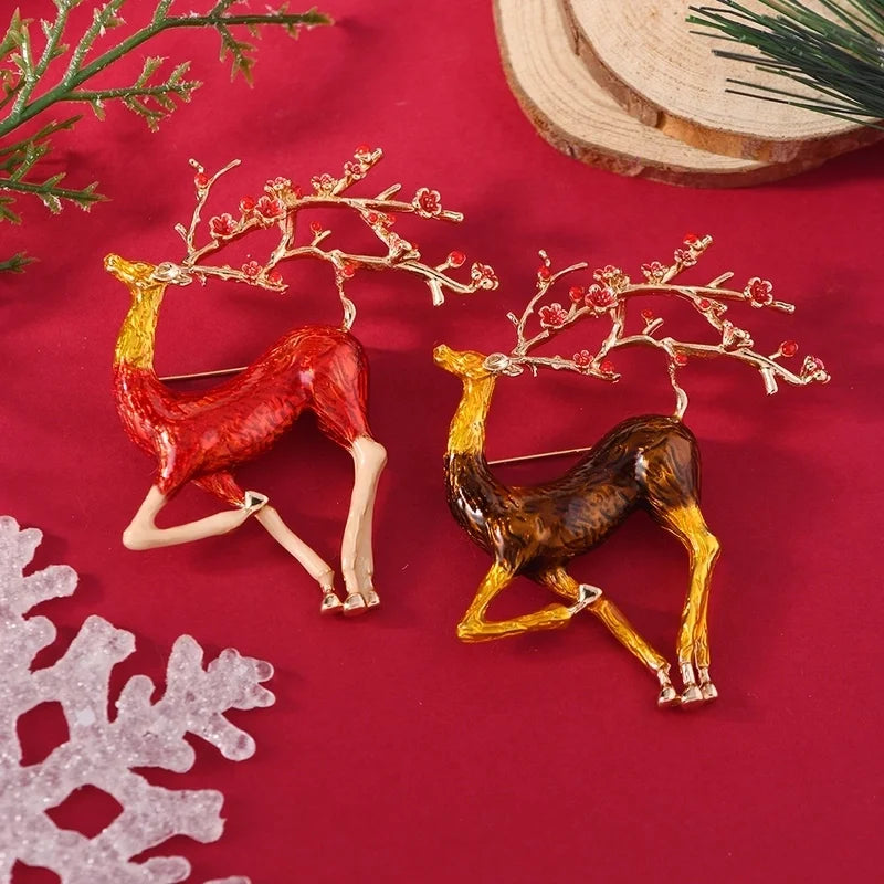 IG Style Cute Pin Flower Elk Alloy Unisex Brooches 1 PCS/Package