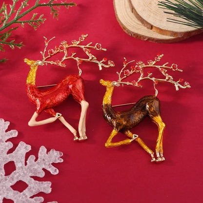IG Style Cute Pin Flower Elk Alloy Unisex Brooches 1 PCS/Package