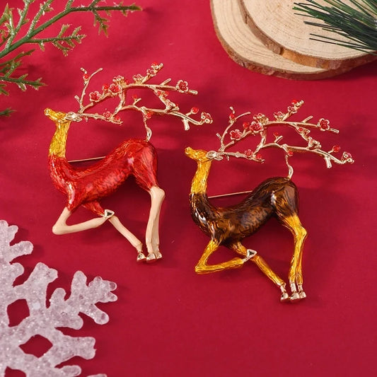 IG Style Cute Pin Flower Elk Alloy Unisex Brooches 1 PCS/Package