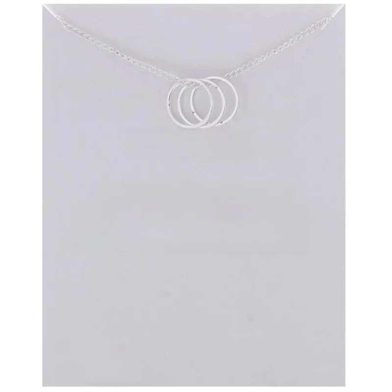 Minimalist Commute Circle Copper Plating Necklace