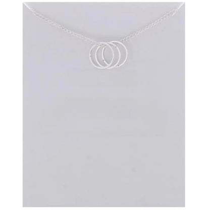 Minimalist Commute Circle Copper Plating Necklace