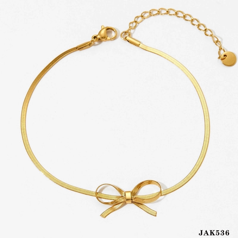 Casual Vacation Bow Knot 304 Stainless Steel 16K Gold Plated White Gold Plated Gold Plated Plating Bracelets Earrings Necklace