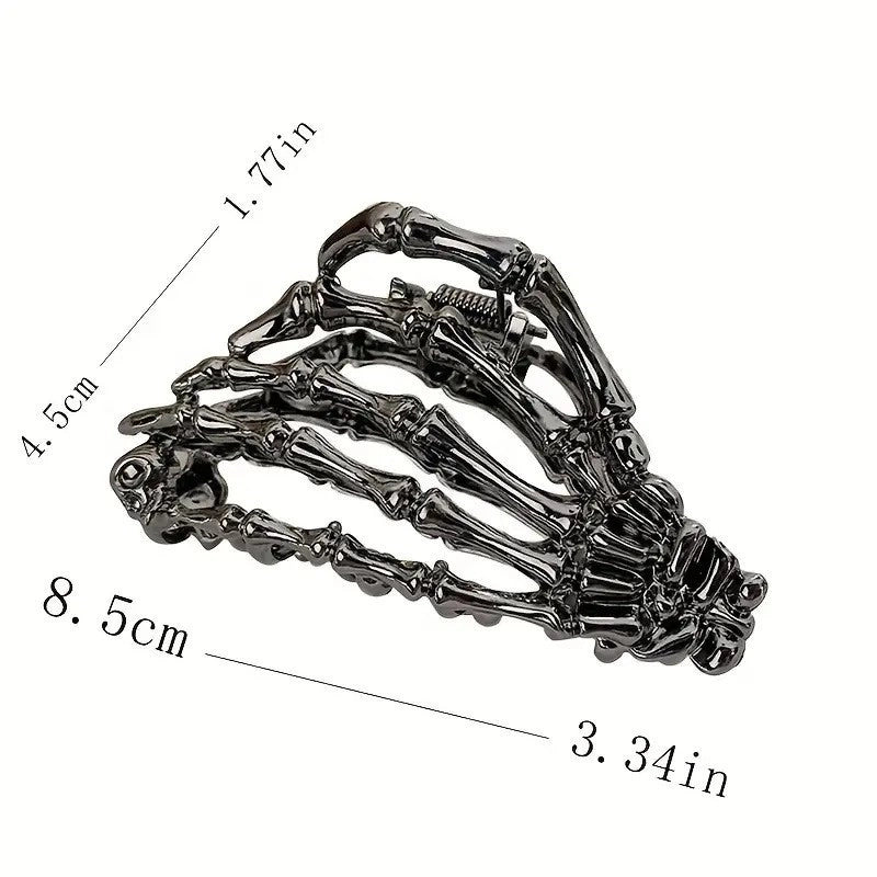 Halloween Hip-Hop Women's Hand Metal Plating Hair Claws