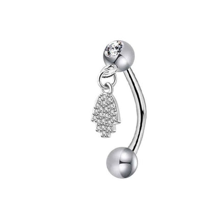 1 Piece Ear Cartilage Rings & Studs Minimalist Classic Style Water Droplets 304 Stainless Steel Eyebrow Studs Ear Cartilage Rings & Studs