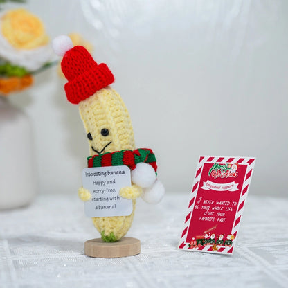 Christmas Cute Animal Fruit Plush Party Festival Ornaments Party Favors