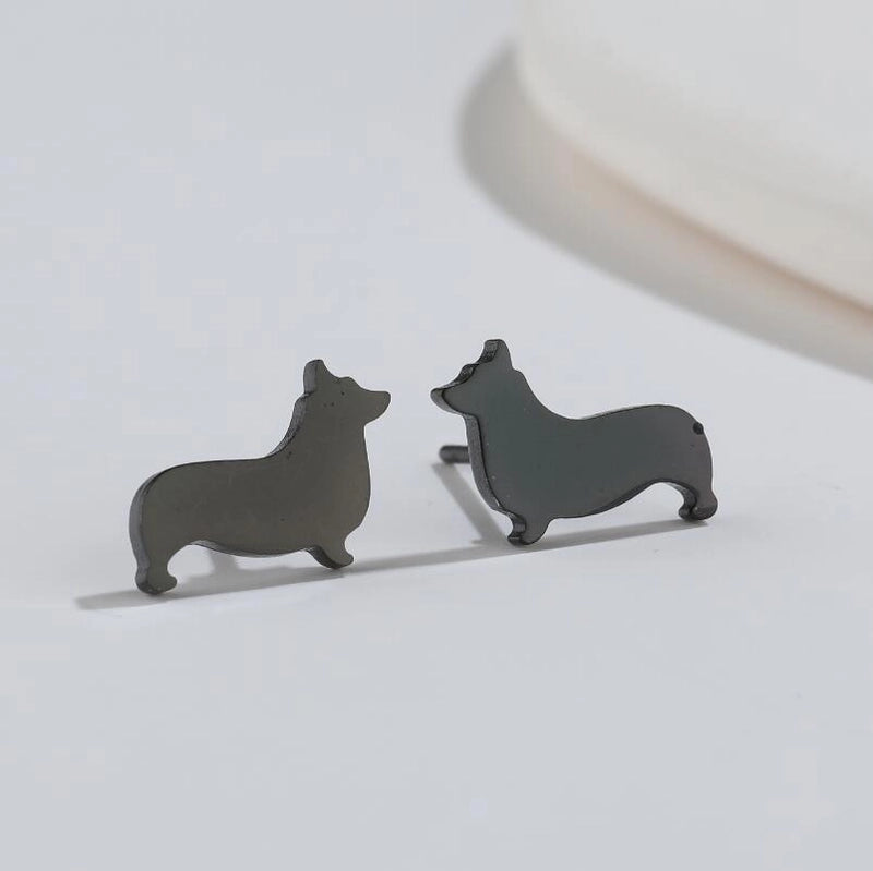 1 Pair Fashion Animal 304 Stainless Steel 18K Gold Plated Ear Studs