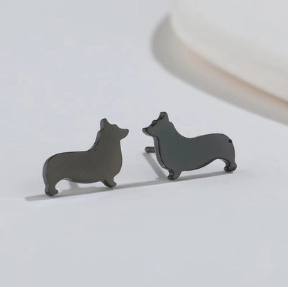 1 Pair Fashion Animal 304 Stainless Steel 18K Gold Plated Ear Studs