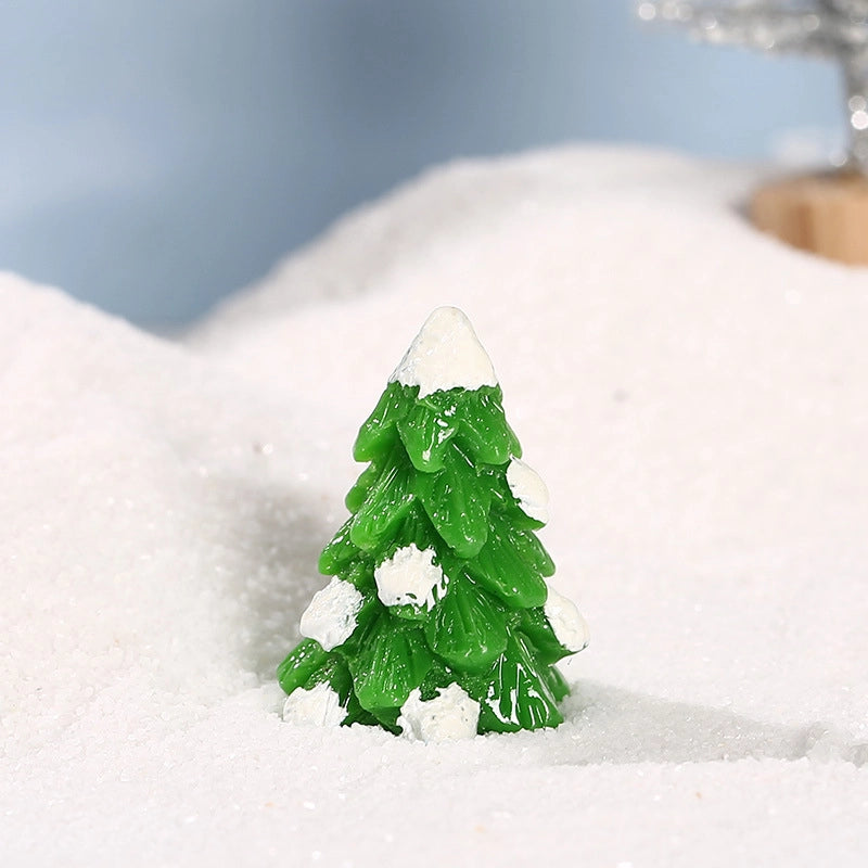 Christmas Cute Christmas Tree Santa Claus Gift Box Synthetic Resin Holiday Daily