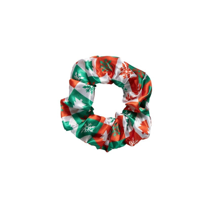 Christmas Minimalist Women's Christmas Hat Christmas Tree Flakes Hair Tie