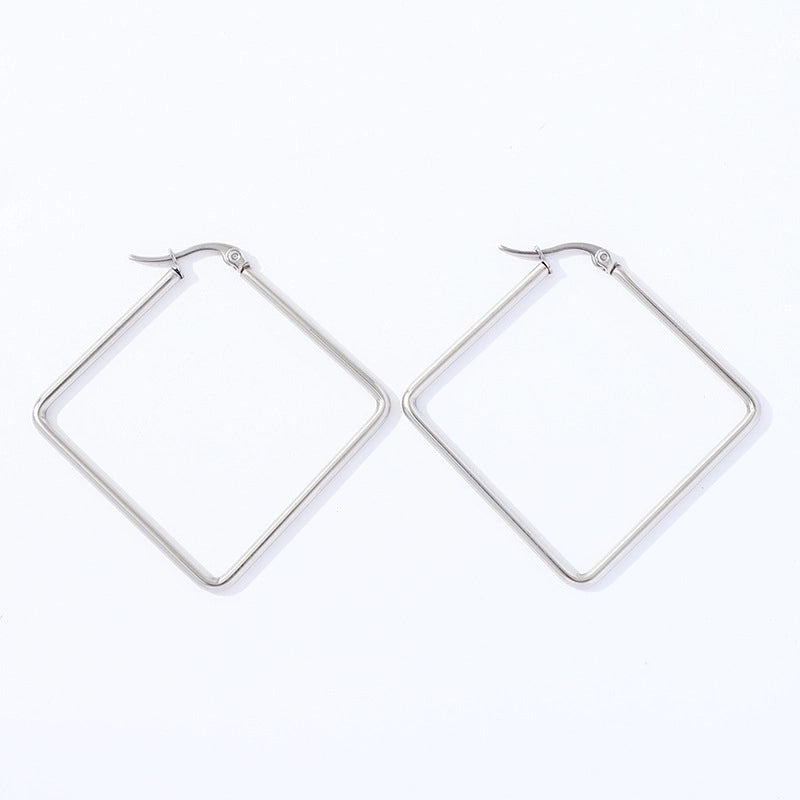 1 Pair Fashion Star Heart Shape Butterfly Plating Hollow Out 201 Stainless Steel 18K Gold Plated Earrings