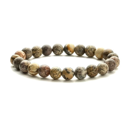 Ethnic Style Geometric Natural Stone Beaded Bracelets