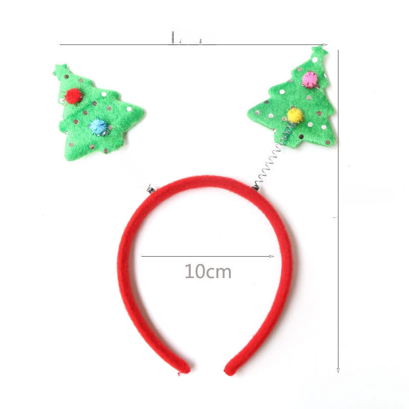 Christmas Hairband Old Man Snowman Elk Horn Headband Christmas Decorations Children Party Headdress