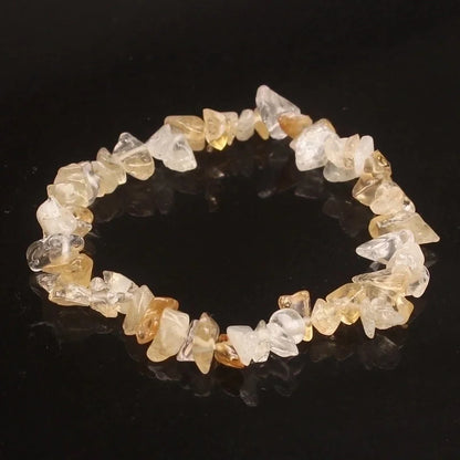 Minimalist Color Block Artificial Crystal Irregular Bracelets