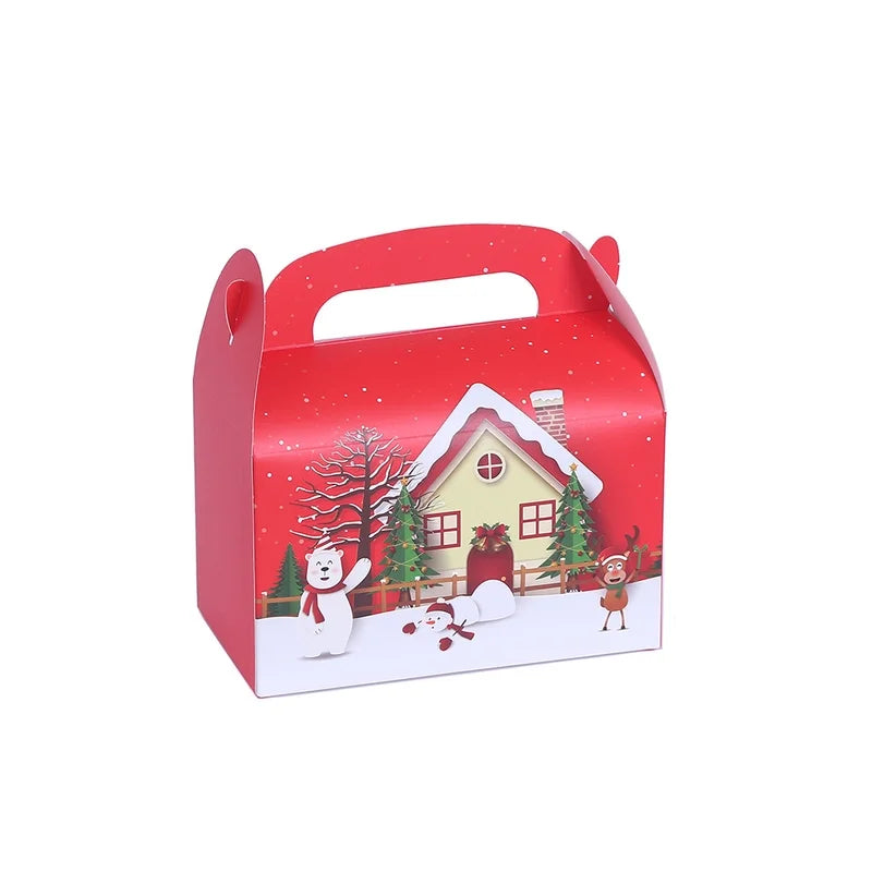 Christmas Nordic Style Santa Claus Snowman Christmas Party Gift Wrapping Supplies Gift Bags