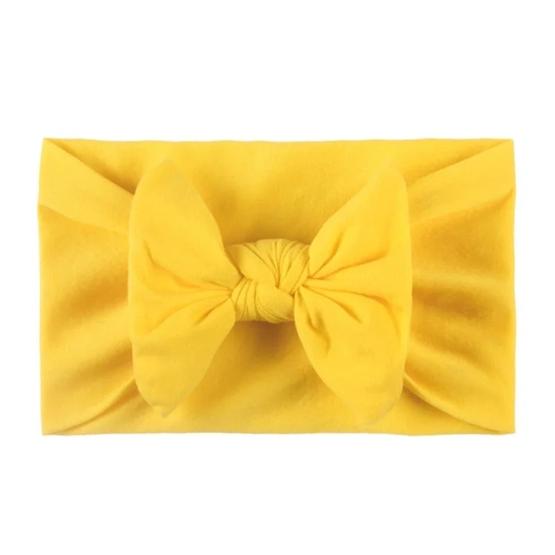 Kid's Fashion Solid Color Bow Knot Cloth Braid Hair Band