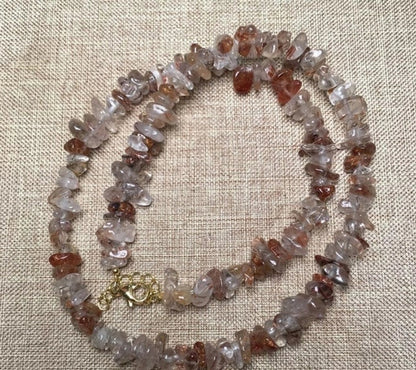 2 Pieces Ethnic Style Geometric Crystal Beaded Necklace